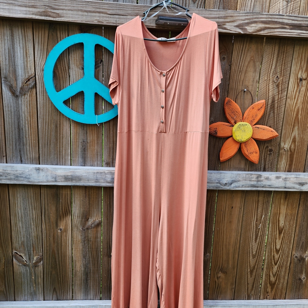 Three Bird Nest Apricot Jumpsuit